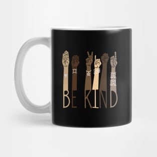 Be Kind Sign Language Hand Talking Teachers Interpreter Asl Shirt Mug